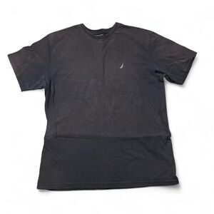 Vintage Nautica Made in Canada T-Shirt Men’s Large Navy Cotton Tee